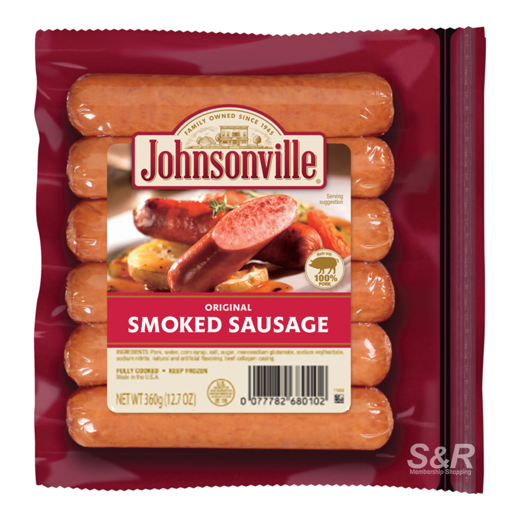 Johnsonville Original Smoked Sausage 360g Johnsonville Original Smoked Sausage 360g